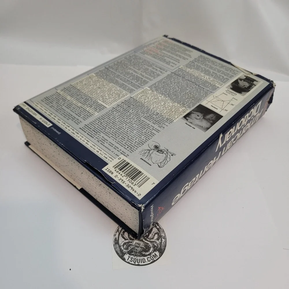 Houghton Mifflin American Heritage Dictionary Second College Edition Hardcover